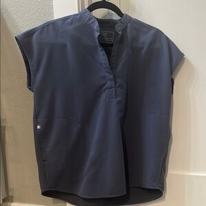 Figs Women's Blouse in Navy Blue